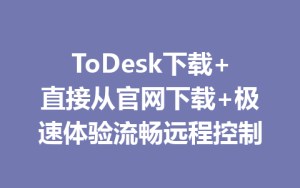 ToDesk下载+直接从官网下载+极速体验流畅远程控制-ToDesk官方下载|远程桌面控制