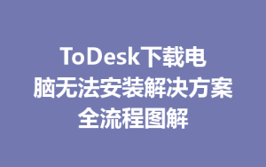 ToDesk下载电脑无法安装解决方案全流程图解-ToDesk官方下载|远程桌面控制